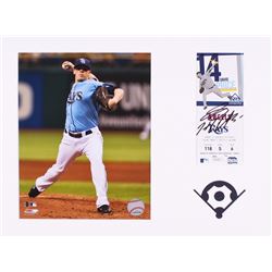 Jeremy Hellickson Signed 12x16 Matted Photo Display (JSA COA)