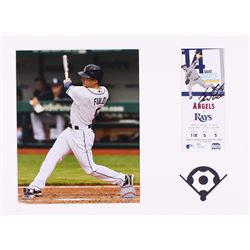 Sam Fuld Signed 12x16 Matted Photo Display (JSA COA)