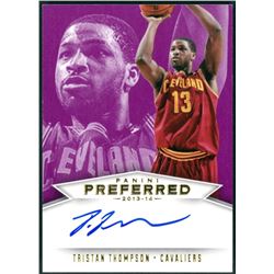 Tristan Thompson 2013-14 Panini Preferred Purple #581 PS Autograph #08/10