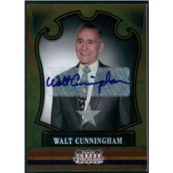 Walt Cunningham 2011 Americana Private Stars Signature Materials #93 #93/99