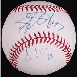 Andrew Miller & Bud Selig Signed OML Baseball (JSA COA)