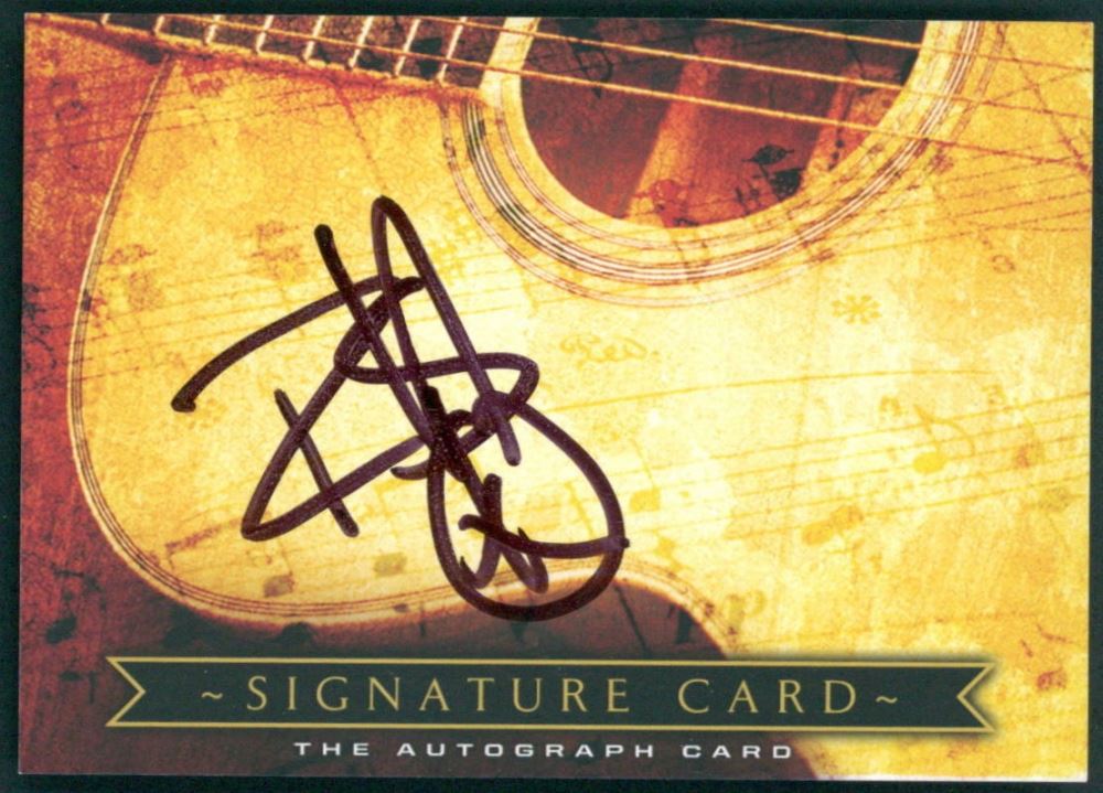 Randy Scott Signed Signature Card