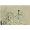 Image 8 : WC Hand Scroll Figures Jiao Bingzhen 1689-1726