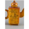 Image 2 : Pair of Bone Carved Teapot Shaped Snuff Bottles