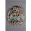 Image 1 : Chinese White & Apple Green Ritual Deer Pendant