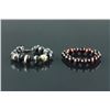 Image 1 : 2P Chinese Agate & Tiger Eye Bracelets