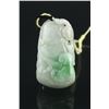 Image 1 : Chinese Fine Green Jadeite Pendant with Cert