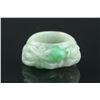 Image 1 : Chinese Fine Green Jadeite Ring with Cert