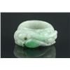 Image 2 : Chinese Fine Green Jadeite Ring with Cert