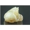 Image 4 : Chinese Russet Skin White Jade Carved Lion