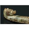 Image 5 : 2 Pc Chinese Old Jade Carved Dragon Buckle & Ruyi