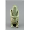 Image 2 : Chinese Old Green Jade Bird Form Vessel w Handle
