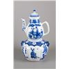 Image 2 : Chinese Blue & White Porcelain Tea Pot Marked