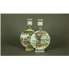 Image 1 : Chinese Moon Flask Porcelain Vase Qianlong