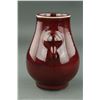 Image 2 : Chinese Copper Red Porcelain Elephant Handle Vase
