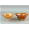 Image 1 : Pair Chinese Horn Carved Cups