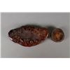 Image 1 : Two Pieces of Chinese Horn Carved Ink Holder