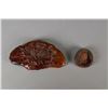 Image 2 : Two Pieces of Chinese Horn Carved Ink Holder