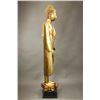 Image 10 : Thailand Large HumansizeWood Carved Gilded Guanyin
