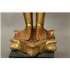 Image 4 : Thailand Large HumansizeWood Carved Gilded Guanyin