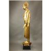 Image 6 : Thailand Large HumansizeWood Carved Gilded Guanyin