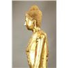 Image 7 : Thailand Large HumansizeWood Carved Gilded Guanyin