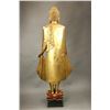 Image 8 : Thailand Large HumansizeWood Carved Gilded Guanyin
