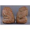 Image 2 : Pair of 18th Century Bamboo Carved Fu Lions