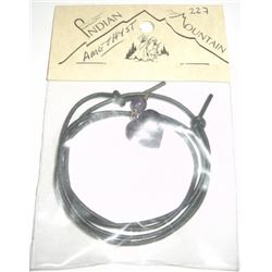 AMETHYST HEART INDIAN MOUNTAIN NECKLACE