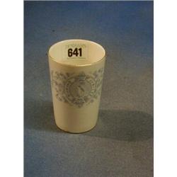 A Victorian 1897 Diamond Jubilee beaker presented by the Mayor of Portsmouth, Councillor Couzens...