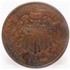 Image 1 : 1868 'Weak WE” 2 Cent Copper Coin Nice Fine Coin