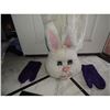 Image 3 : BUNNY EASTER COMPLETE MASCOT COSTUME WITH MASK AND GLOVES