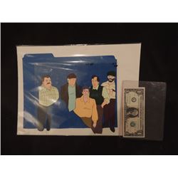 GHOSTBUSTERS THE REAL CARTOON ORIGINAL FILM CELL WITH ORIGINAL ARTWORK 1