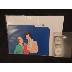 GHOSTBUSTERS THE REAL CARTOON ORIGINAL FILM CELL WITH ORIGINAL ARTWORK 2