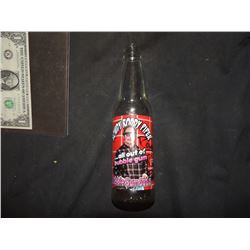 ROWDY RODDY PIPER SIGNED ALL OUT OF BUBBLE GUM SODA BOTTLE