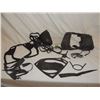 Image 1 : SUPERMAN MAN OF STEEL MISC SUIT SWATCH LOT OF 10 PIECES #51
