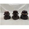 Image 3 : LOT 5 ASSORTED CERAMIC & GLASS INSULATORS