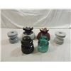 Image 1 : LOT 6 CERAMIC & GLASS INSULATORS