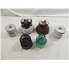 Image 2 : LOT 6 CERAMIC & GLASS INSULATORS