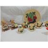 Image 2 : LOT 5 VINTAGE RESIN MINIATURE TEA SETS