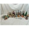 Image 1 : BOX LOT ASSORTED HOLIDAY DOLLHOUSE DECOR
