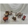 Image 1 : LOT 14 ASSORTED WOODEN DOLLHOUSE KITCHEN FURNITURE