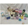 Image 2 : BOX LOT ASSORTED BEDROOM DOLLHOUSE FURNITURE