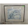 Image 2 : MODERN 80s PAPER ARTWORK FRAMED