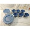 Image 1 : BLUE FURIO HOME DINNERWARE SET