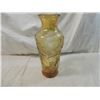 Image 1 : VINTAGE TALL ITALIAN FRUIT GLASS VASE