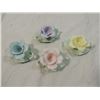 Image 2 : LOT 4 ARDALT FLOWER CANDLE STICK HOLDERS