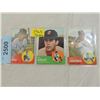 Image 1 : LOT 3 1963 TOPPS BASEBALL CARDS