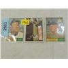 Image 1 : LOT 3 1961 TOPPS BASEBALL CARDS
