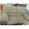 Image 1 : NICE OVERSTUFFED MICROFIBER LOVESEAT